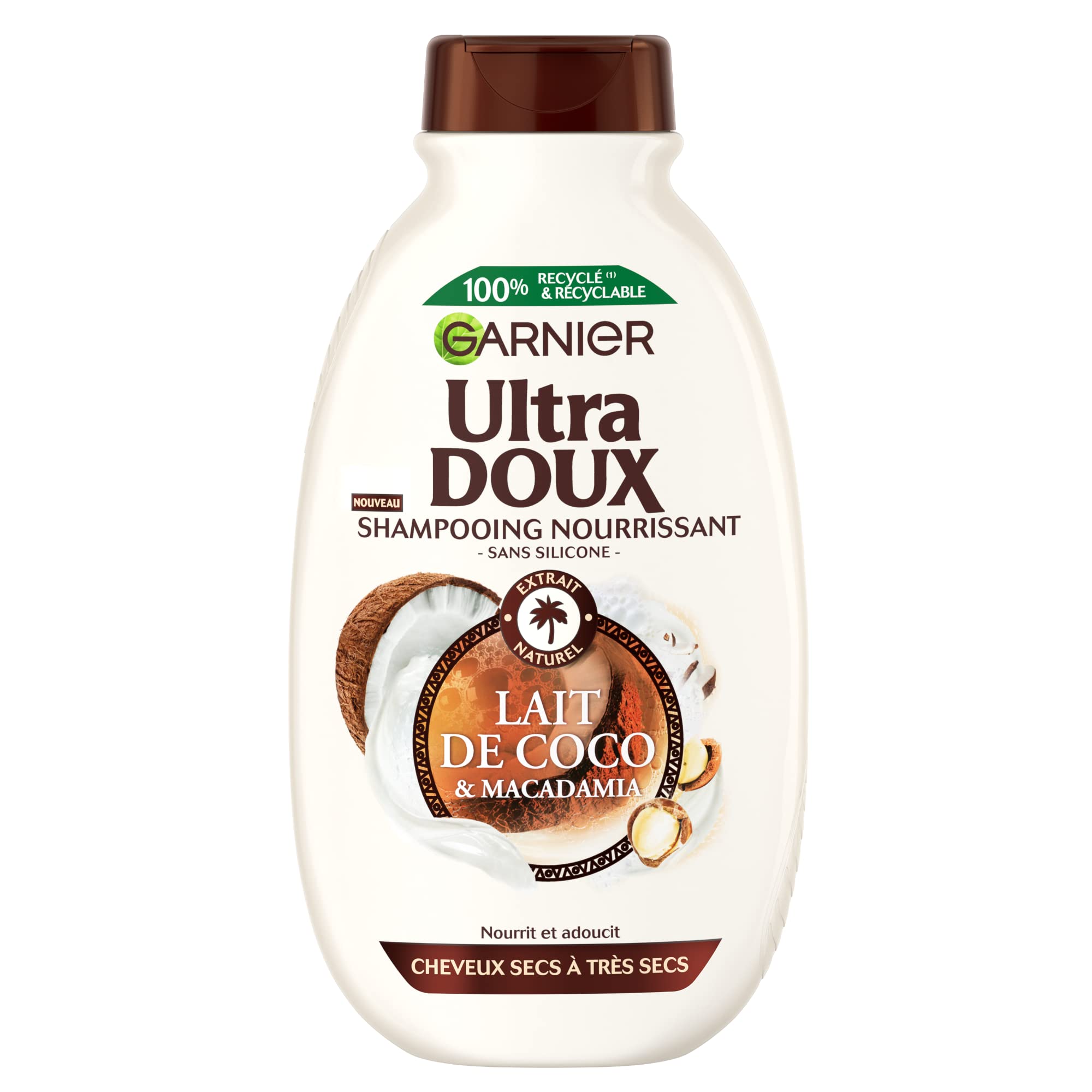garnier ultra doux szampon z masłem kakaowym i olejem kokosowym