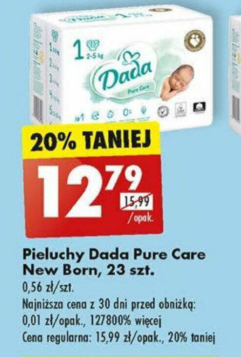 gazetka biedronki pieluchy 14.99