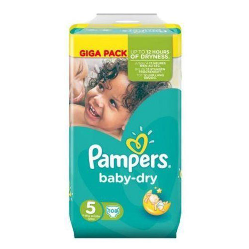 giga pack pampers baby dry 5