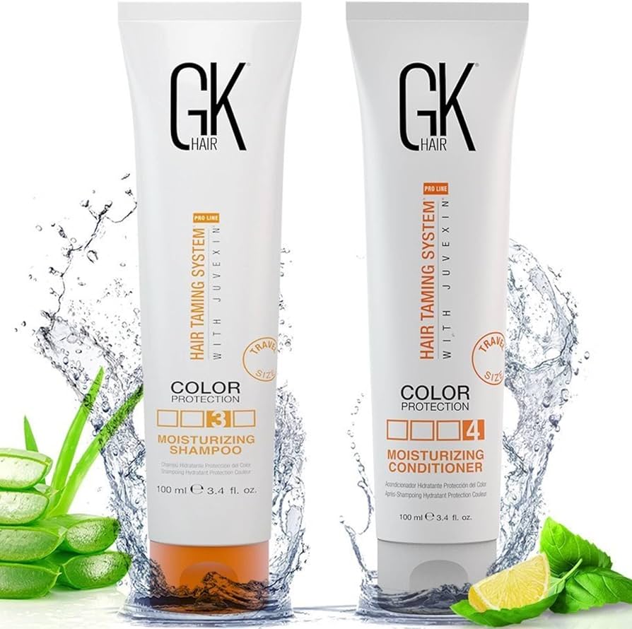 gk hair zestaw szampon odżywka nawilżająca 300ml global keratin juvexin