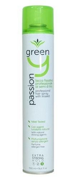 green passion naturalny lakier do włosów extra mocny 500ml