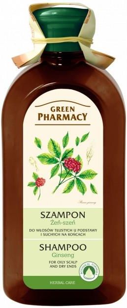 green pharmacy szampon żeń-szeń włosy mieszane