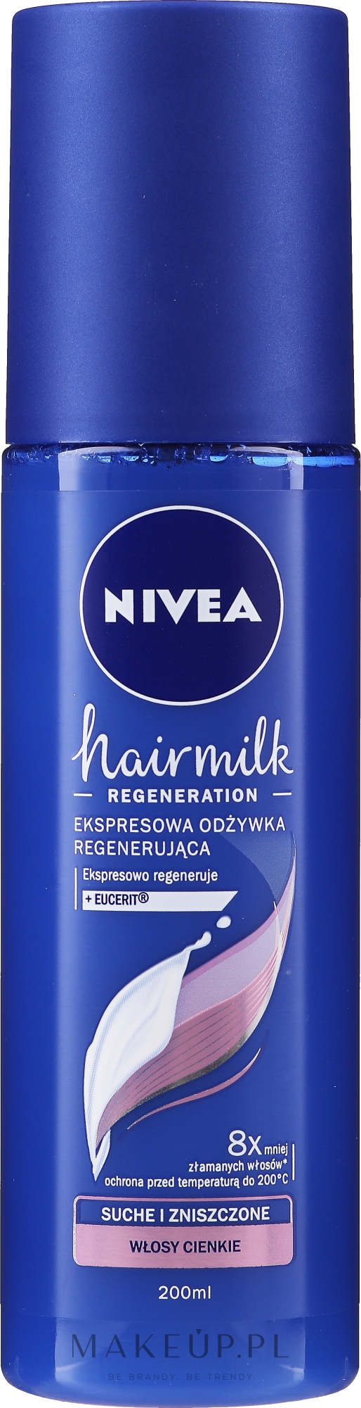 hairmilk ekspresowa regenerująca odżywka do włosów o strukturze cienkiej