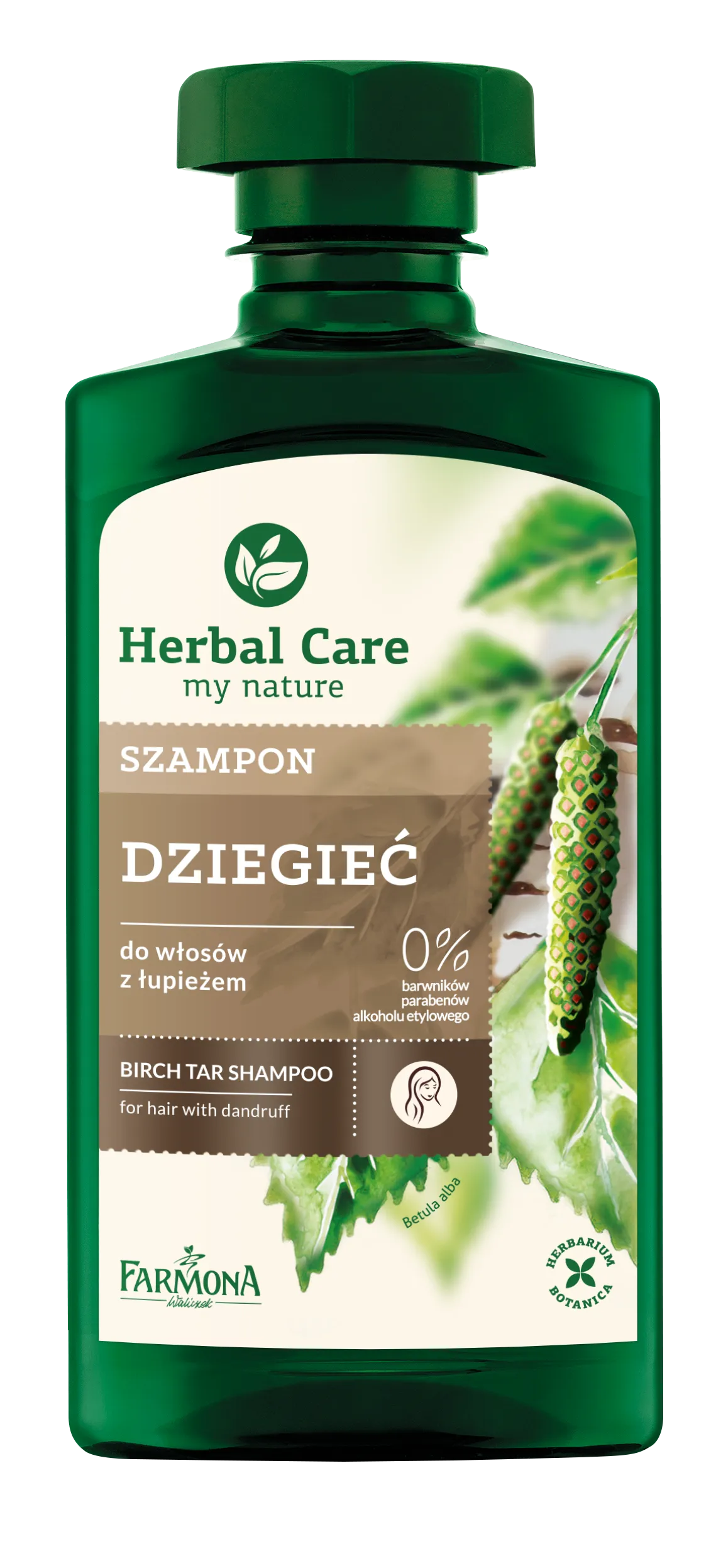 herbal care szampon z dziegciem