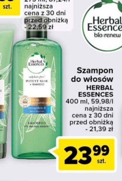 herbal essences szampon rossmann