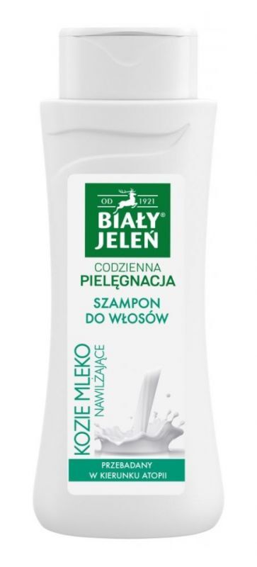hipoalergiczny szampon biały jeleń z czystą bawełną skład