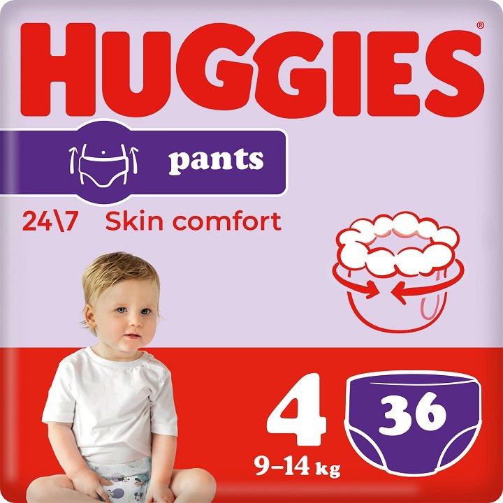 huggies pull-ups pieluchomajtki treningowe rozmiar 4