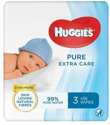 huggies pure chusteczki nawilzane