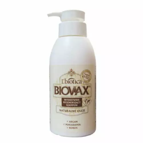 iovax argan makadamia kokos intensywnie regenerujący szampon 400 ml