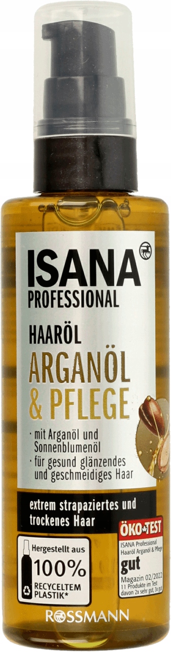 isana hair professional oil care haarol olejek do włosów