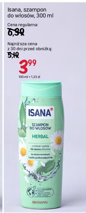 isana hair szampon do wlosow ile kosztuje