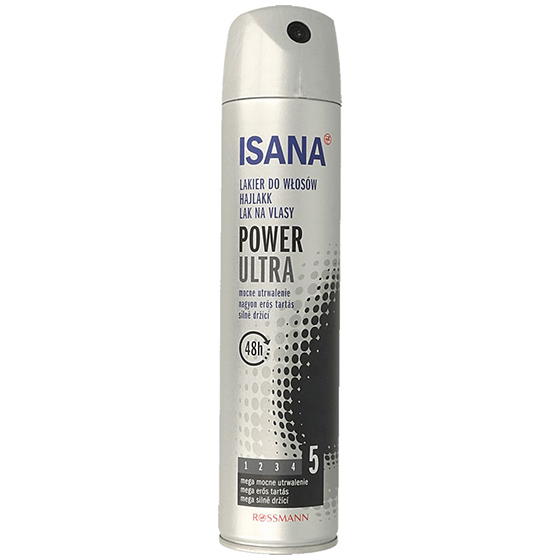 isana power extreme lakier do włosów