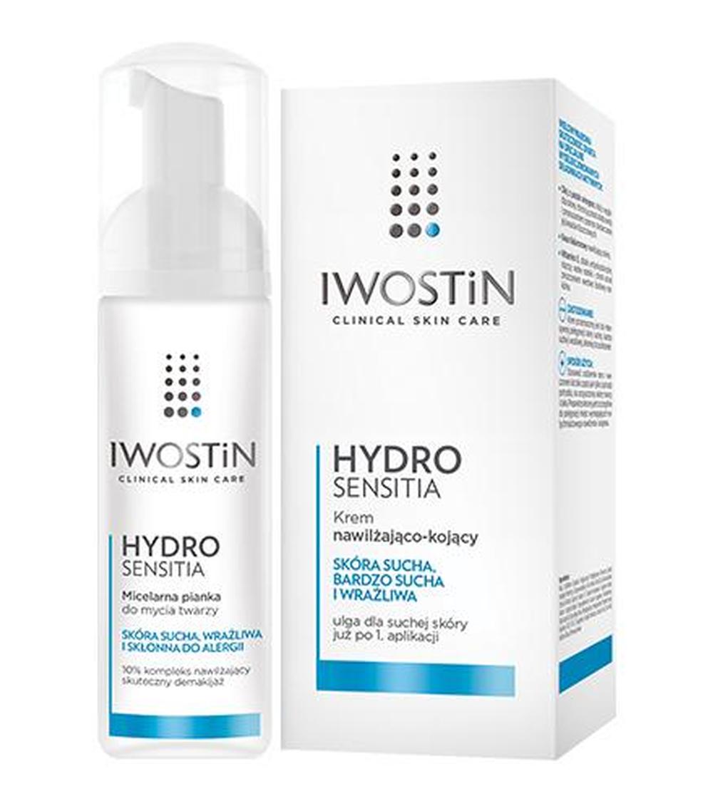 iwostin hydro sensitia pianka micelarna do mycia twarzy 165ml