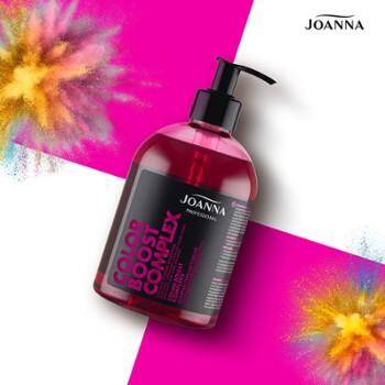 joanna color boost complex szampon tonujacy różowy hebe