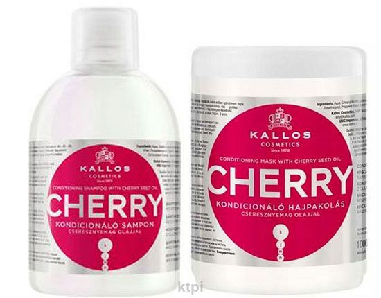 kallos cherry kondycjonujący szampon do włosów 1000ml