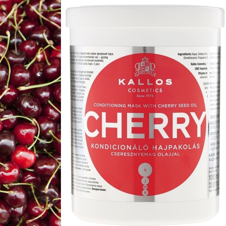 kallos kjmn cherry szampon czereśniowy 1000 ml