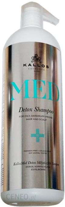 kallos med detox szampon do włosów głęboko oczyszczający 1l