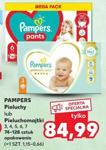 kaufland pieluchy pampers promocja