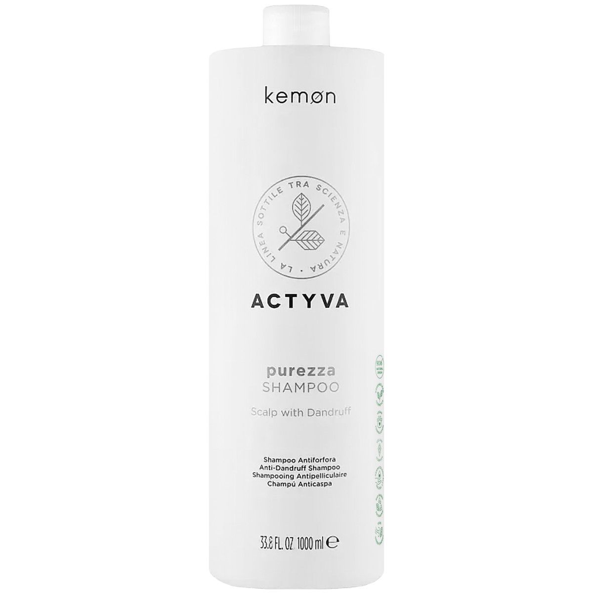 kemon actyva szampon do tłustej skóry głowy