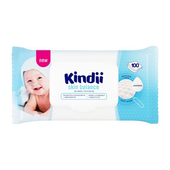 kindii cleanic chusteczki nawilżane skin balance sklad