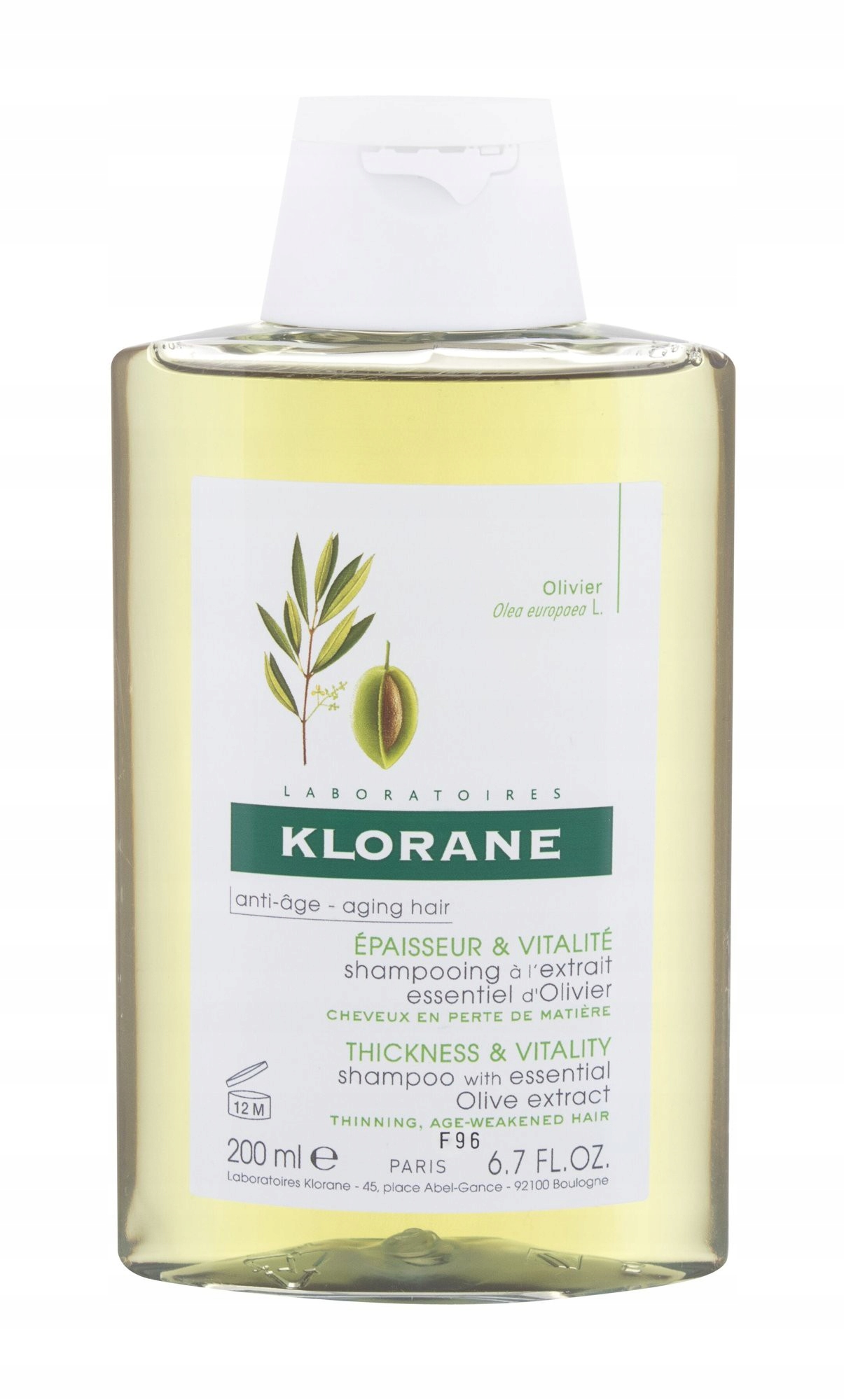 klorane olive extract szampon z olejkami z ekstraktów z oliwek