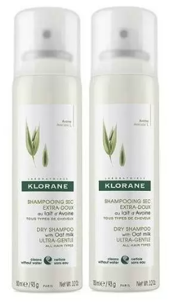 klorane suchy szampon do jasnych włosów