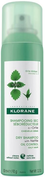 klorane suchy szampon w aerozolu na bazie pokrzywy 150 ml