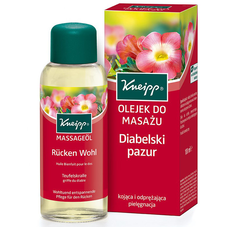 kneipp olejek do masażu diabelski pazur na porost włosów