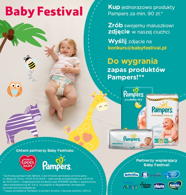 konkurs roczny zapas pieluszek pampers