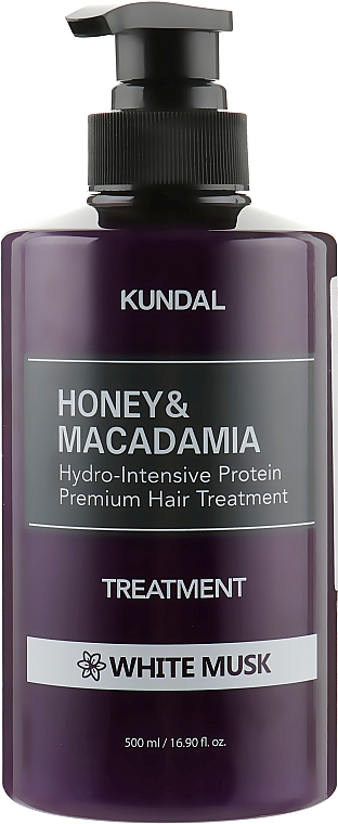 kundal odżywka do włosów białe piżmo honey&macadamia treatment white musk