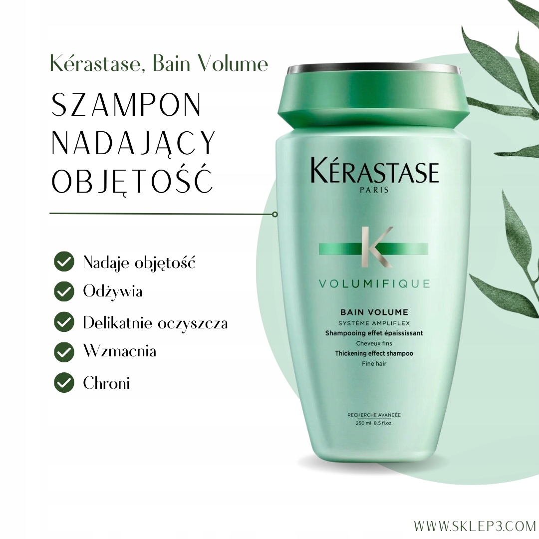 kérastase volumifique bain volume szampon do włosów cienkich i delikatnych