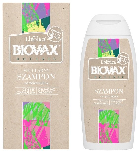 l biotica biovax botanic szampon micelarny czystek i czarnuszka