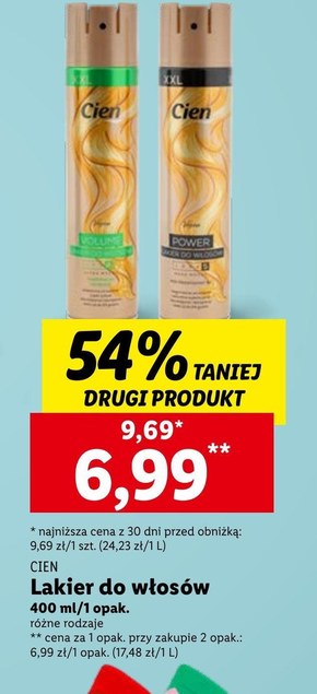 lakier do włosów cien lidl osad w laxience