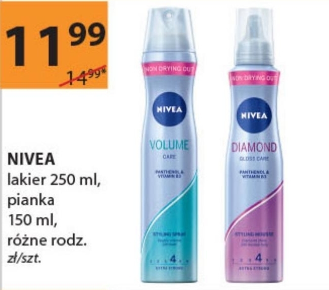 lakier do włosów nivea promocja