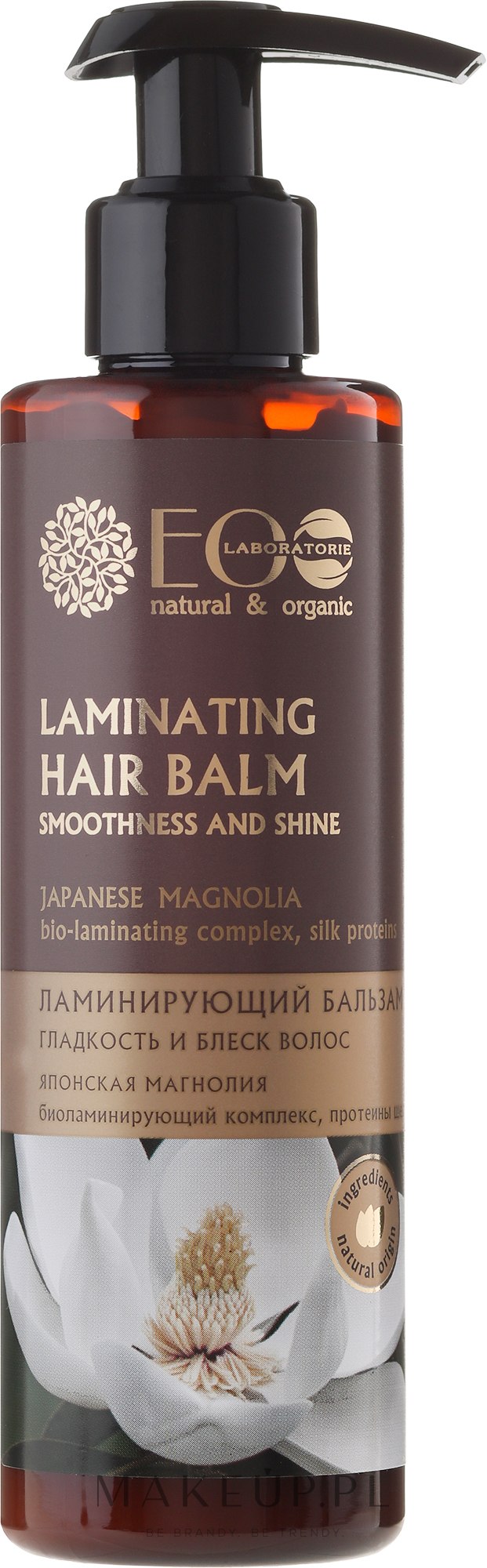 laminujący szampon do włosów japońska magnolia
