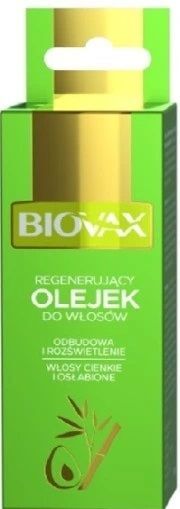 lbiotica biovax regeneracyjny olejek do włosów bambus i avocado