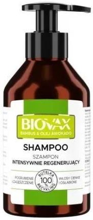lbiotica biovax szampon do włosów intensywnie regenerujący
