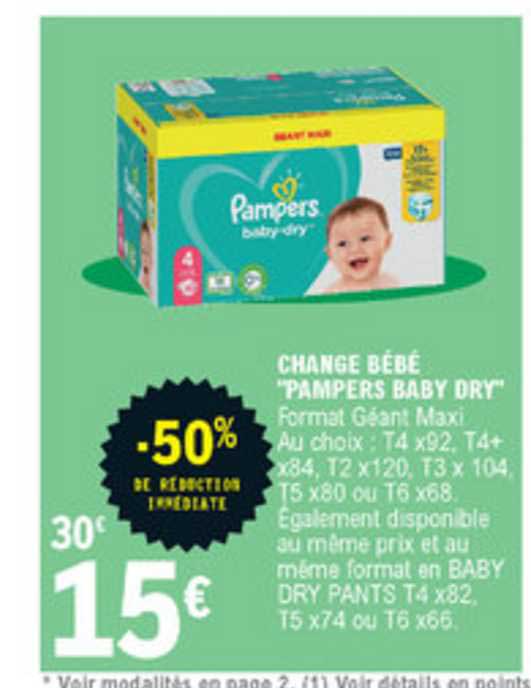 leclerc pampers