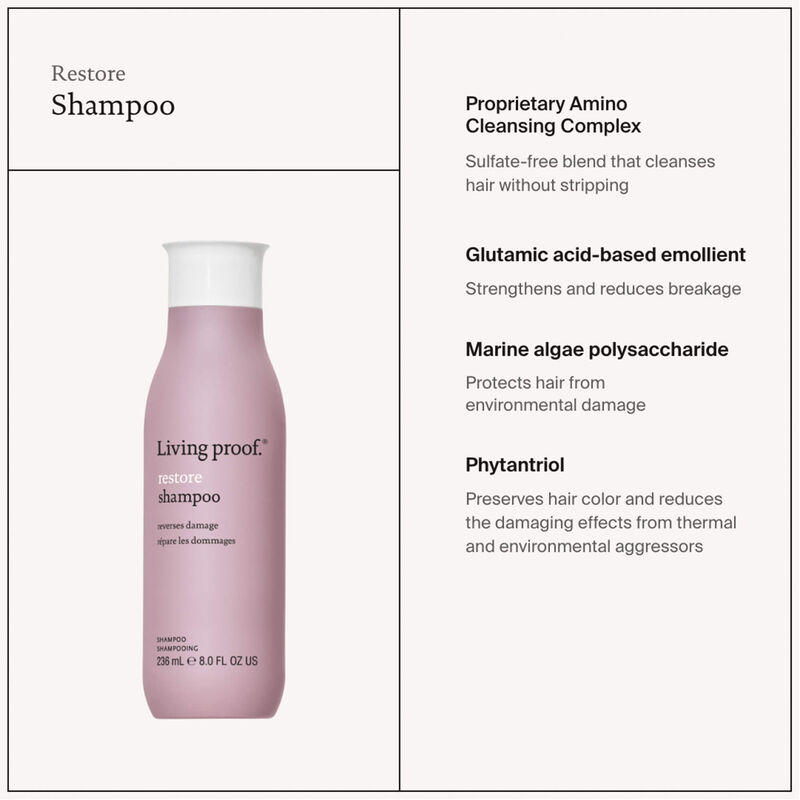 living proof restore shampoo szampon do suchych i zniszczonych włosów