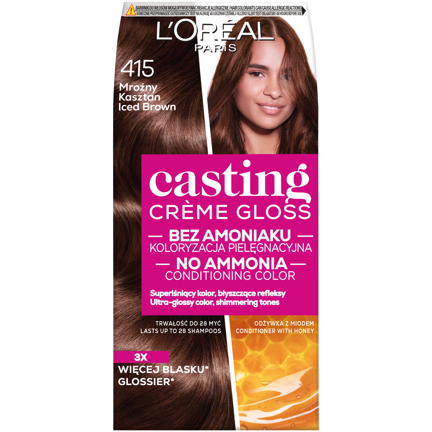 loreal casting creme gloss szampon koloryzujący hebe