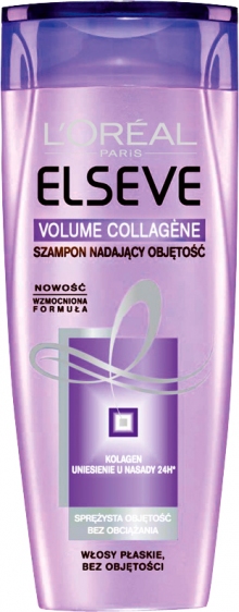 loreal elseve volume collagene szampon nadający objętość bez silikonu