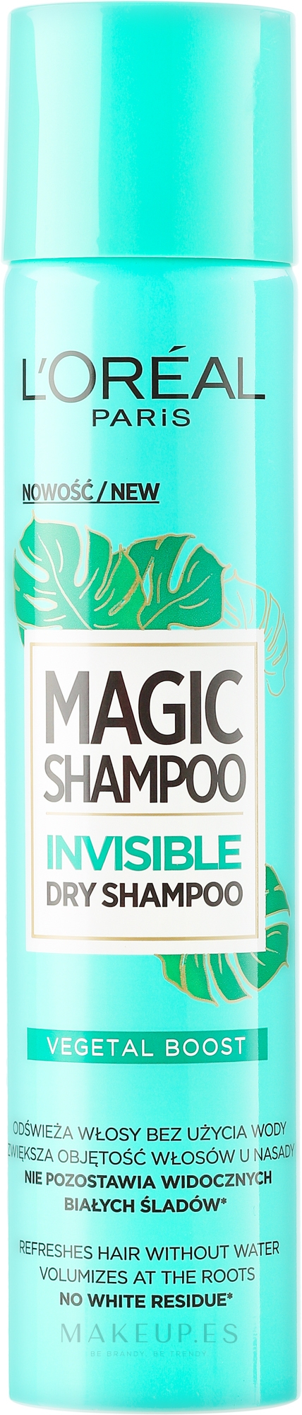 loreal magic shampoo suchy szampon vegetal boost 200ml