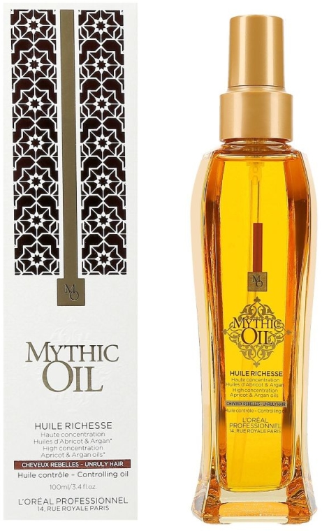 loreal mythic rich oil dyscyplinujący olejek do włosów suchych 100ml