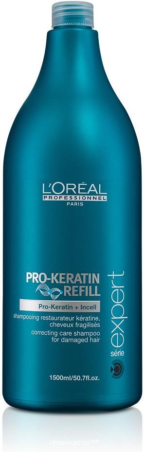loreal pro keratin refill szampon 250 włosy kruche