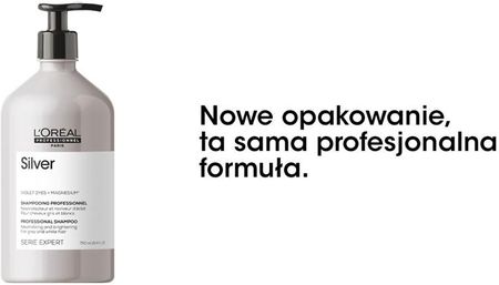 loreal professionnel silver szampon do włosów rozjaśnianych siwych klik