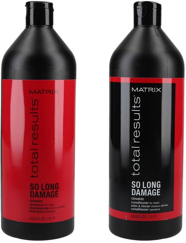 matrix so long damage szampon 1000 odżywka pompki