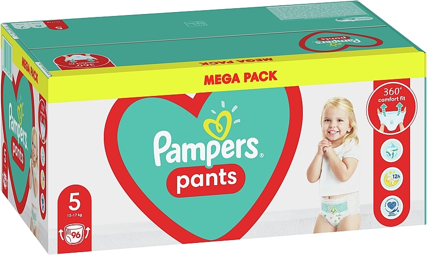 mega pack pampers pants 5