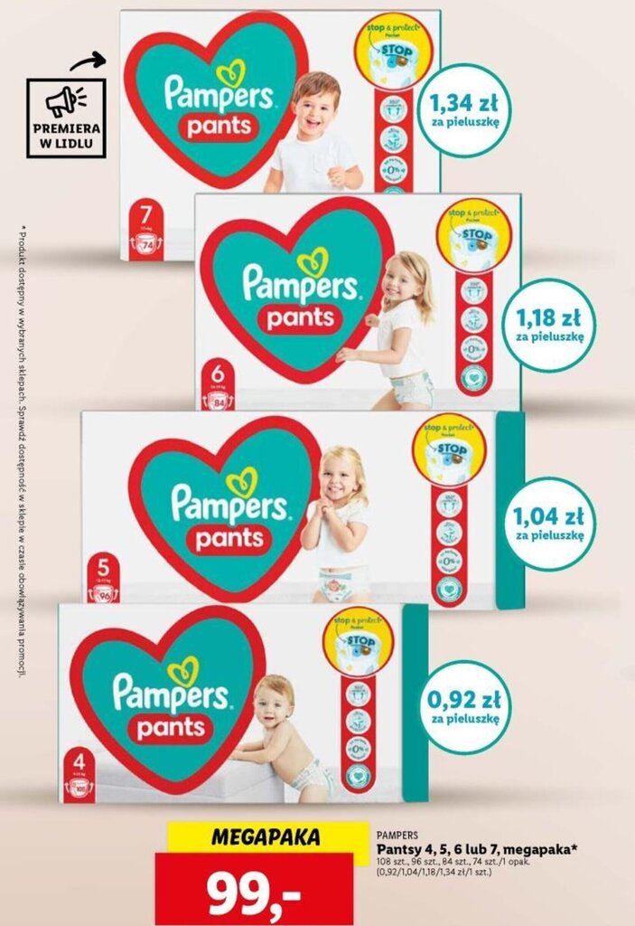 mega paka pampers lidl