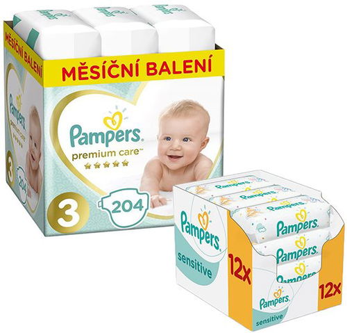 midi pampers sensitive care