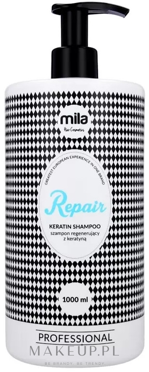 mila repair keratin szampon odbudowujący 1000 ml